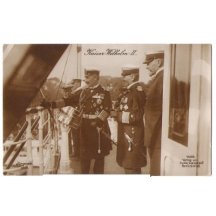 Wilhelm na inspekci válečné lodi