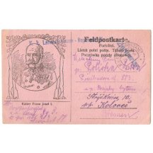 Polní lístek, Franz Josef 