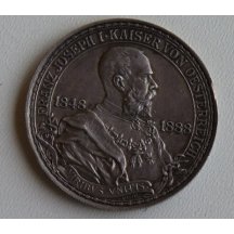 Medal of emperor Franz Joseph for 40 years of government