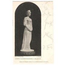 Socha Elisabeth na kulaté podpěre