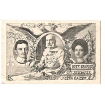 Franz Josef, Carl a Zita- černobílá pohlednice