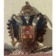 Rakouská orlice s iniciály Franz Josefa I.