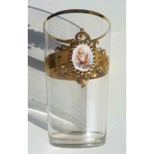 Gilding - glass with FJ