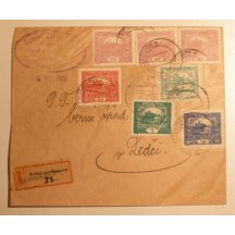 Dopis s mimořádnou frankaturou- Hradčany