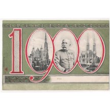 Portrét Franz Josefa- r.1900, Vídeň