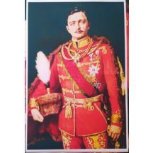 Císař Karel - v husarské uniformě 92 cm x 60 cm