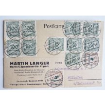 Dopis z inflačního období Německa, 33