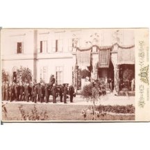 Návštěva Františka Josefa - náměstí Liberec ( Reichenberg )