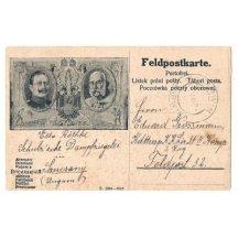 Mimořádně propracovaný lístek polní pošty