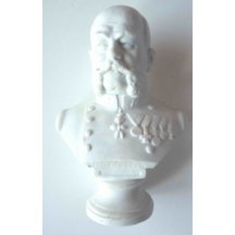 Busta Franz Josefa - porcelán