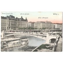 Franz-Josefs Kai , Marien - Brücke a hotel Metropole