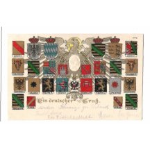 Wilhelm II. a erby měst Německa