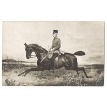 Franz Joseph I. on horse