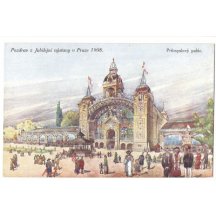 Pozdrav z jubilejní výstavy v Praze, Průmyslový palác