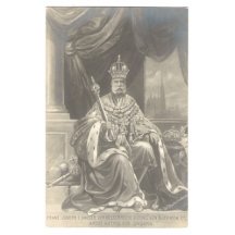 Franz Joseph in roayal throne , 3rd variant
