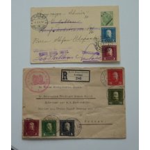 Celina a dopis s emisí Feldpost