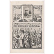 Loučení s muži odcházející do války a Franz Josef