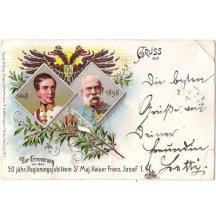 Velký soubor pohlednic - portréty Františka Josefa / některé mimořádné