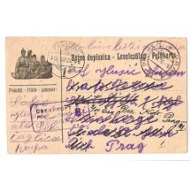 Miniportrét císařů, polní lístek