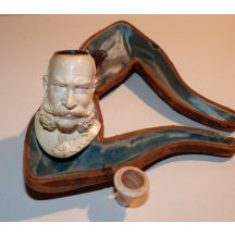 Pipe - Franz Josephs bust with original housing 