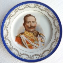 Talíř s císařem Vilémem II.