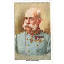 Painted emperor Franz Joseph