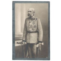 Franz Joseph in funeral postcard
