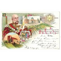 Blahopřání k 50.leté vládě císaře