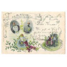 Barevná pohlednice - Franz Josef I.