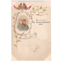 Congratulations to 70th birthday of emperor Franz Joseph