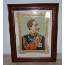 Císař Wilhelm II. - mimořádně zachovalý a propracovaný obraz
