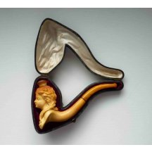  Elisabeta / fajfka pro dámy ze slonoviny - na cigarety s pouzdrem 