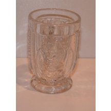 Půllitr ze skla s portrétem Franz Josefa, vydán k 50. výročí vlády císaře