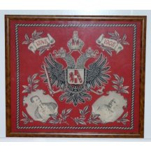 Double eagle with Franz Joseph - scarf