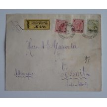 Dopis se zajímavou frankaturou