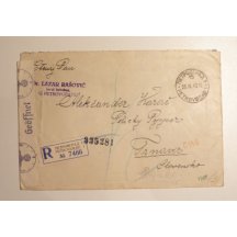 Dopis s mimořádnou srbskou frankatůrou 