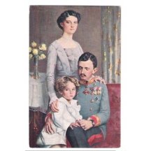 Postcard Otta, Zita a Karl