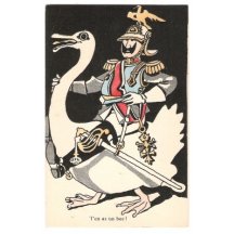 Wilhelm v uniformě na labuti