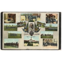 Portrét Franz Josefa a město Josefstadt